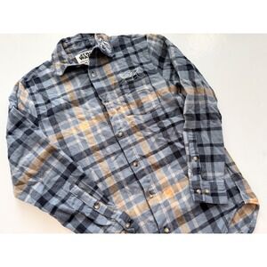 Cakeworthy Star Wars The Mandalorian Grogu This Is The Way Plaid Flannel Shirt M